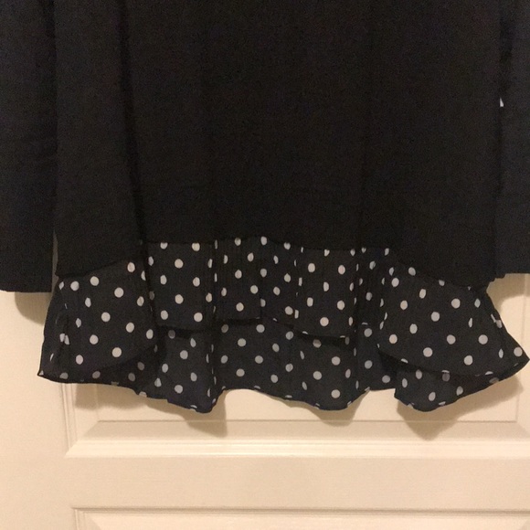 NWT Maree Pour Toi Polka Dots Sweater - Picture 4 of 9